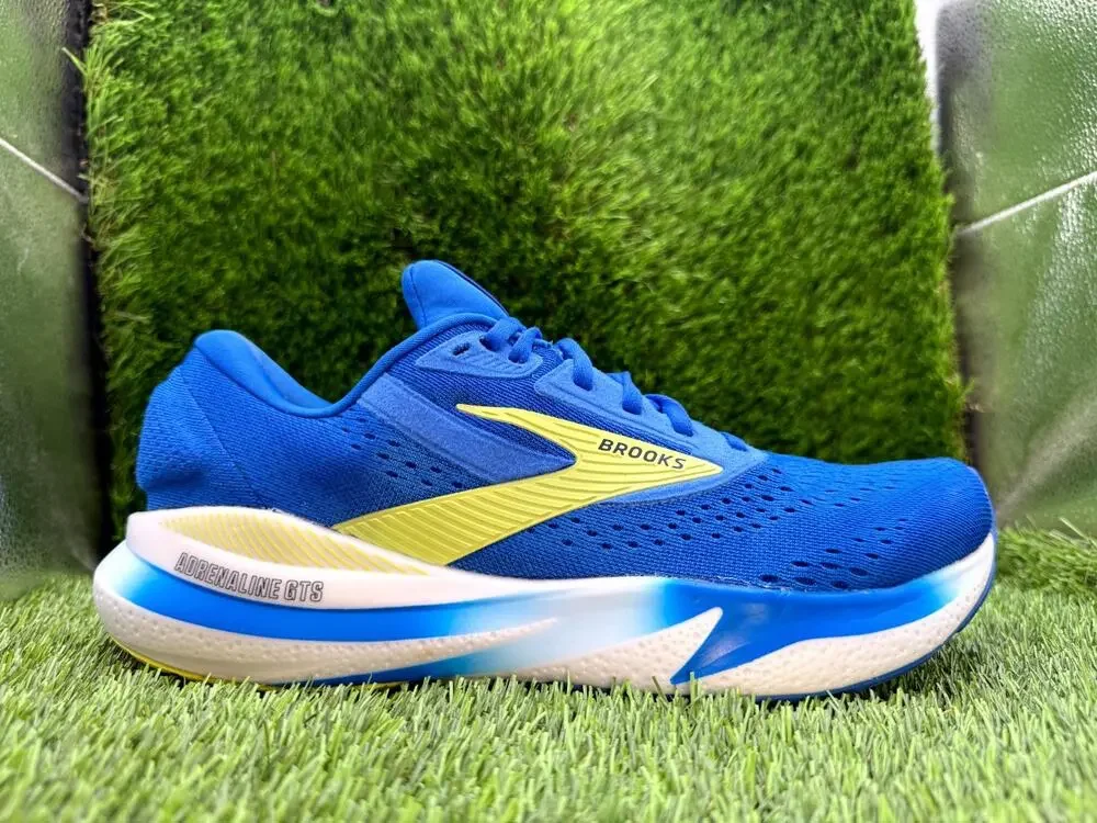 Brooks Adrenaline GTS 24 1104371D434 Athletic Sneaker Men's 8.5D Blue Mesh Gym